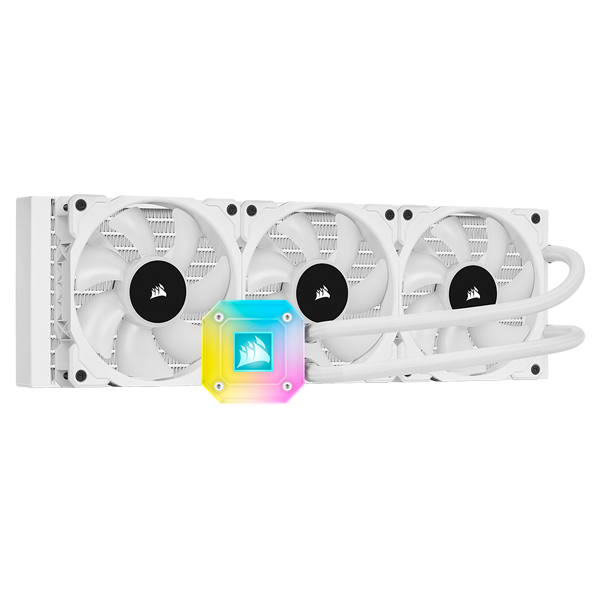 Corsair iCUE H150i Elite Capellix CPU Liquid Cooler (White)